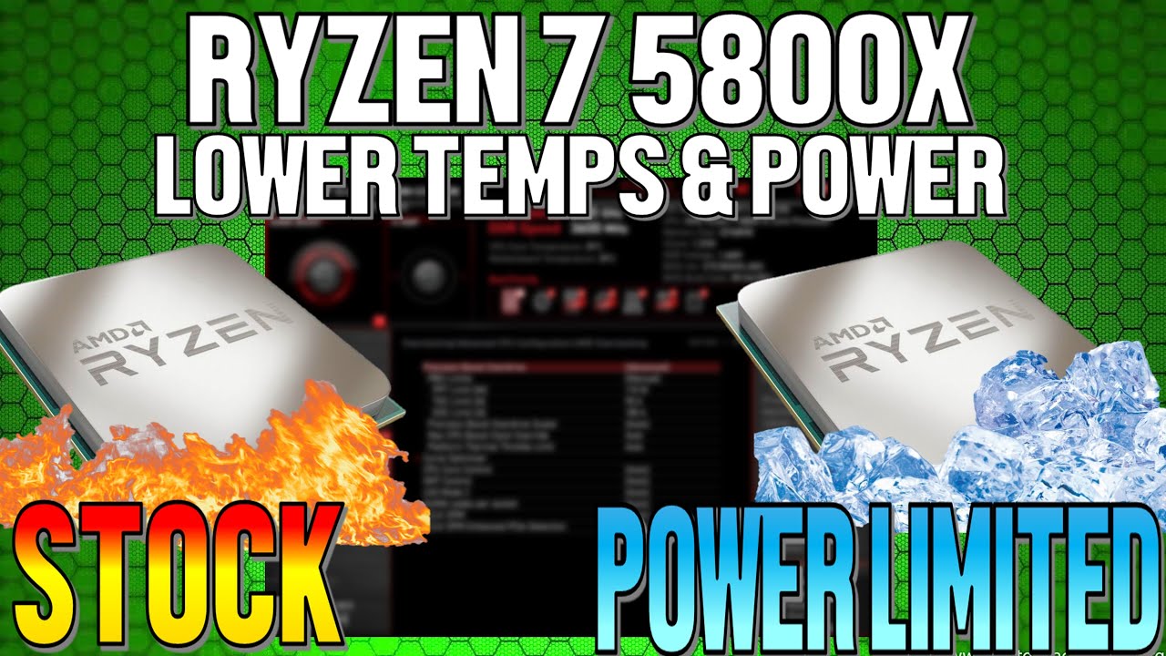 Снижайте температуру и мощность процессора Ryzen 7 5800X без потери игровой производительности