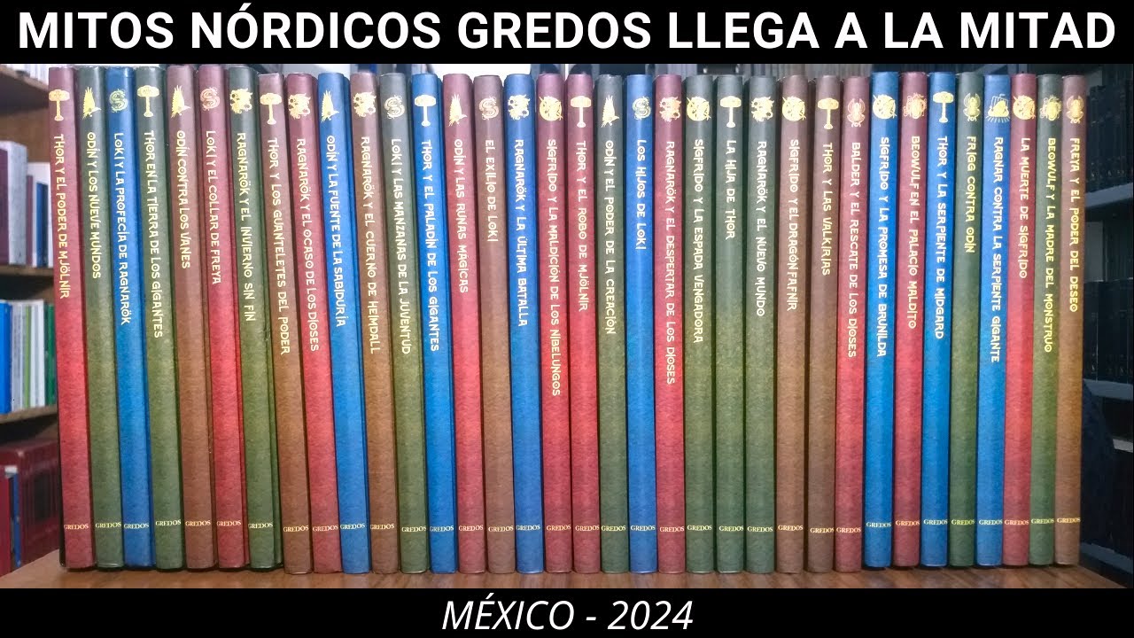 La Colección MITOS NÓRDICOS de Gredos llega a la Mitad [México 2024]