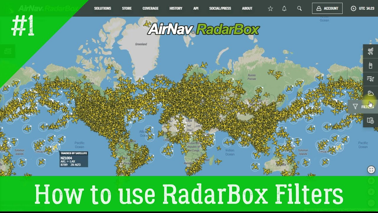 How to use RadarBox Filters 💻✈