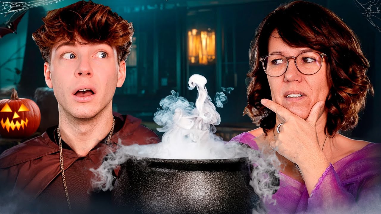 EXTREM Gef&auml;hrliche Experimente mit TROCKENEIS mit meiner Mutter! Halloween Edition! 🎃🧊