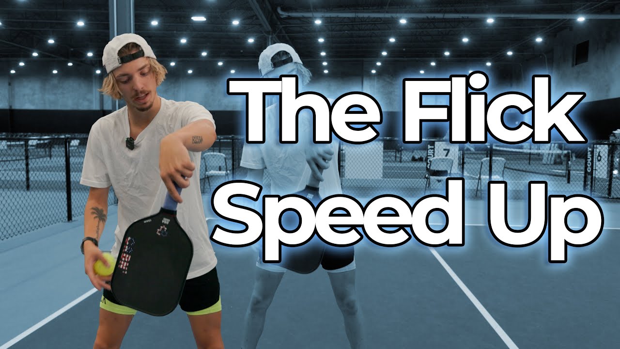 Flick Speed Up Shot | Pickleball Tips | The Picklr