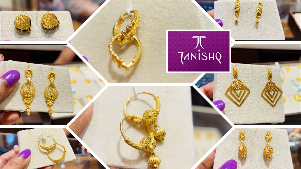 Tanishq Latest earrings design with price | Tanishq Beautiful ❤️ Earrings design | Tanishq Earrings 