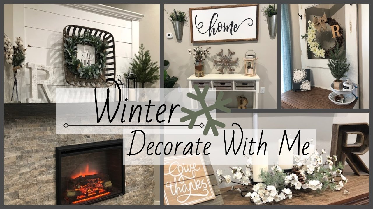 Winter Decorate With Me | Farmhouse Decor