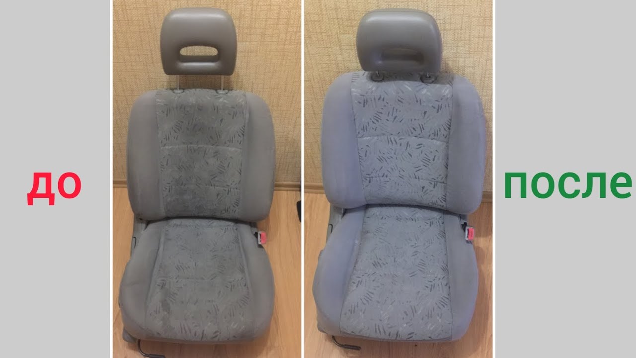Чистка переднего сидения Mazda Demio DW3W. Как я это сделал