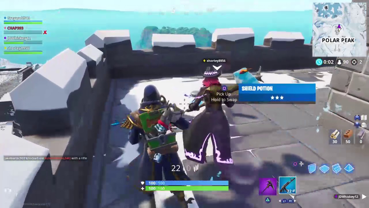 DBE Fortnite #162 - Multi Team Brawl at Polar Peak