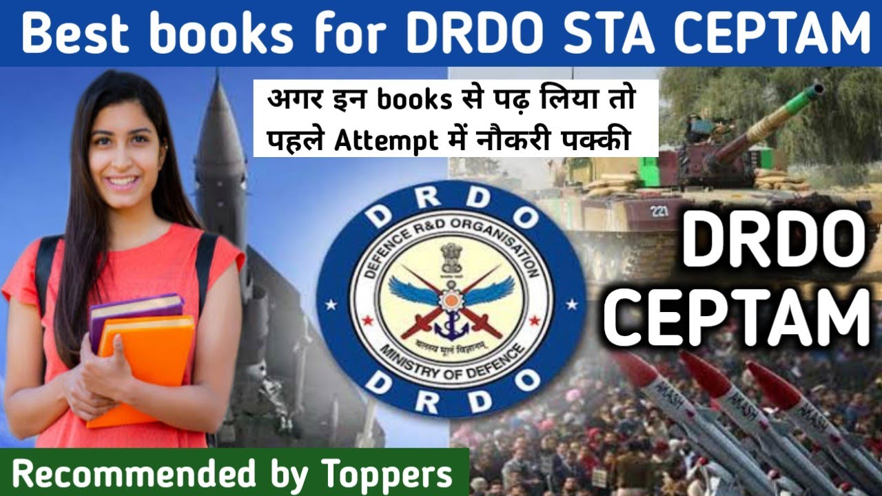 Best books for DRDO CEPTAM | DRDO STA best books | Best books for DRDO Exams | DRDO CEPTAM exam book