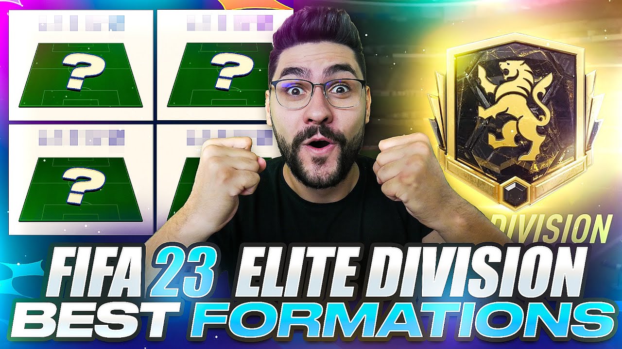 MY ELITE DIVISION BEST FORMATIONS & CUSTOM TACTICS in FIFA 23 ULTIMATE TEAM!!