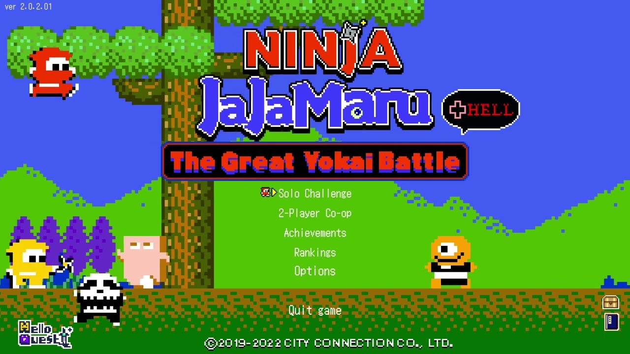 Ninja JaJaMaru: The Great Yokai Battle - Playthrough. No commentary