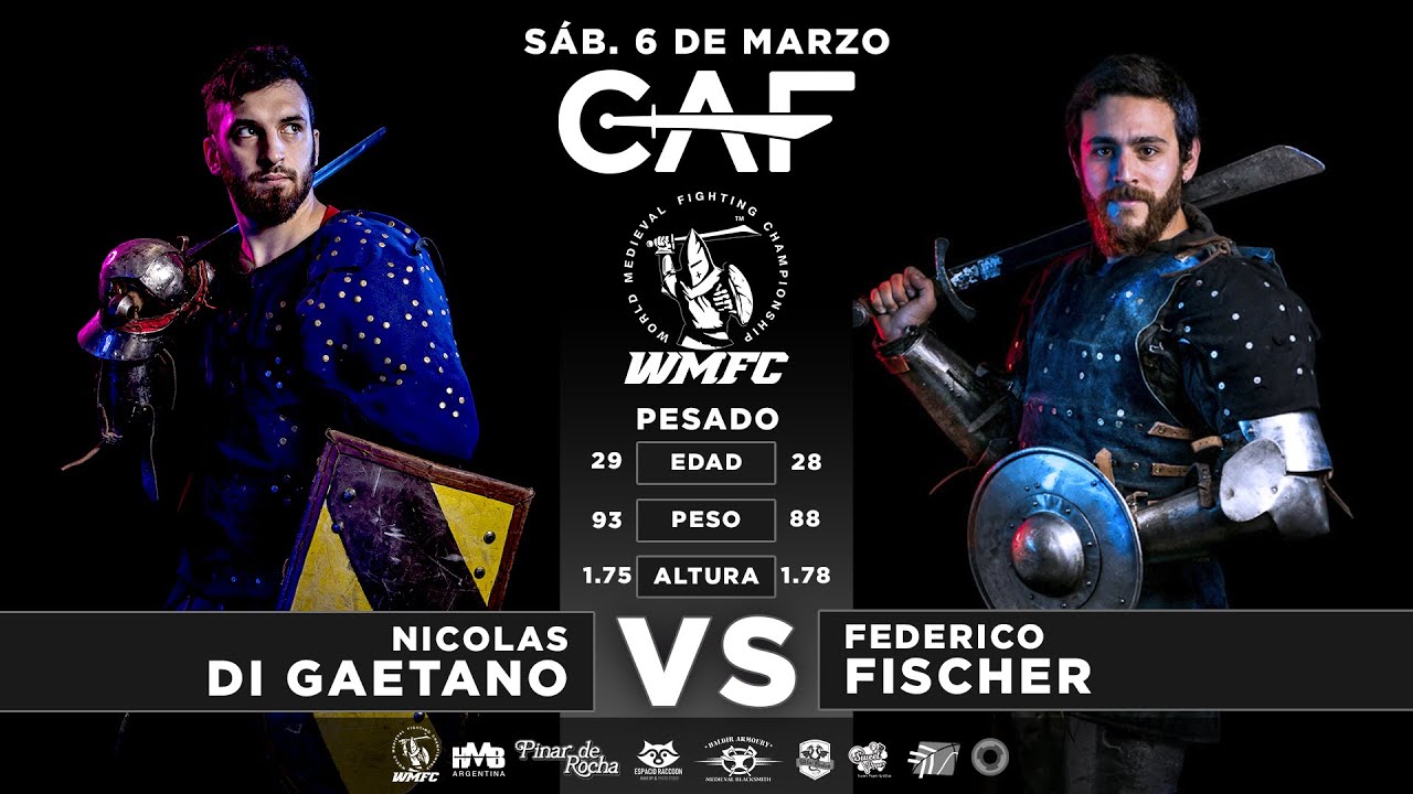 Nicolas Di Gaetano vs Federico Fischer CAF MEDIEVAL ARGENTINA 2021