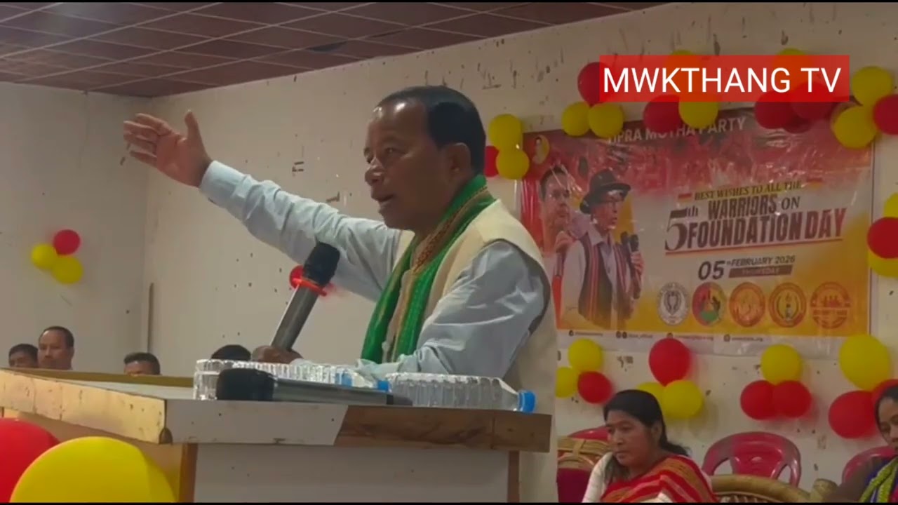 5th Foundation Day Kok Narwkha EM RABINDRA DEBBARMA HEZAMARA COMMUNITY HALL NOGO