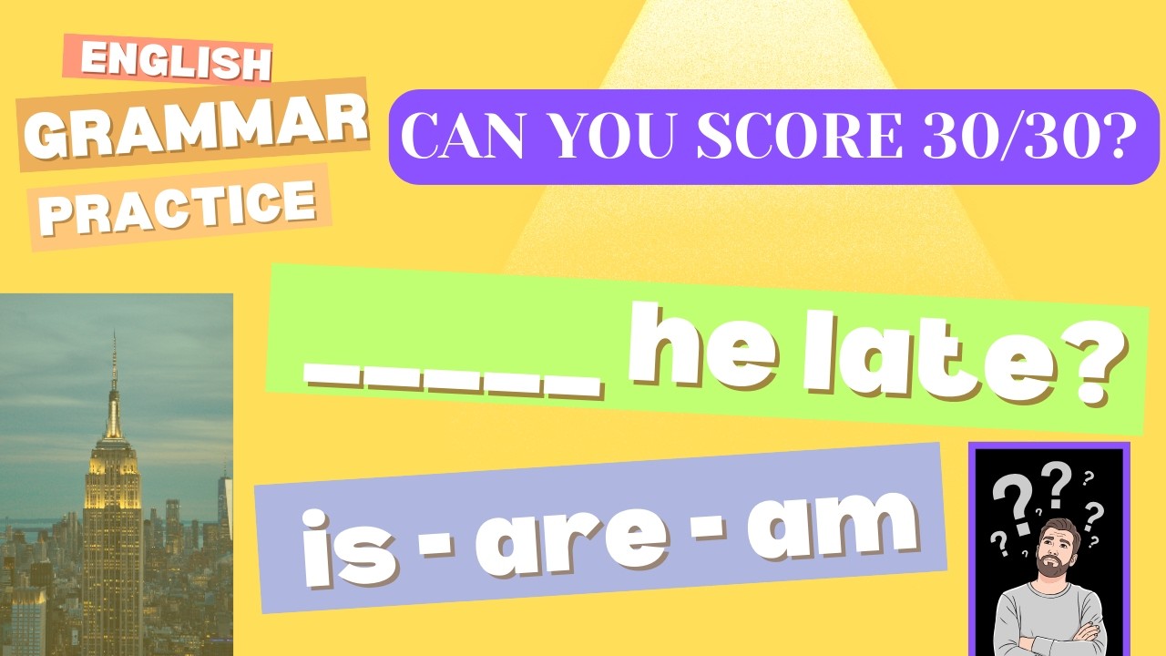 Is your English actually GOOD? | Can you solve this test yourself and SCORE 30/30?