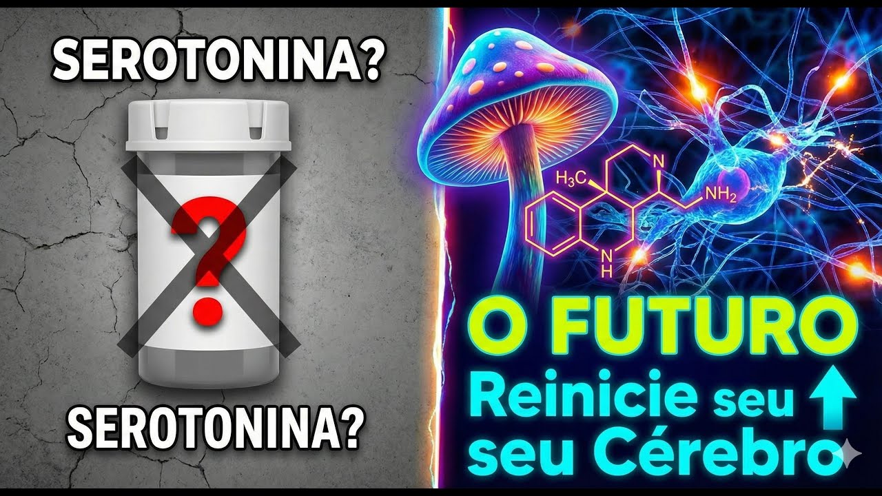 Adeus Serotonina? Por que a Psilocibina e a Cetamina são o Futuro da Psiquiatria
