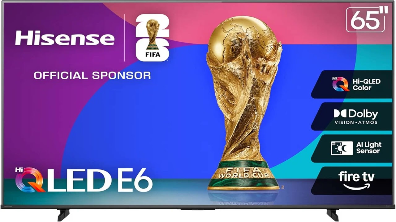 Лучшее предложение: Hisense 65″ E6 Cinema Series 4K Smart Fire TV 2026 | 65E6QF