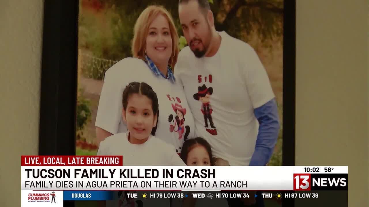 Tucson family of four killed in crash in Agua Prieta