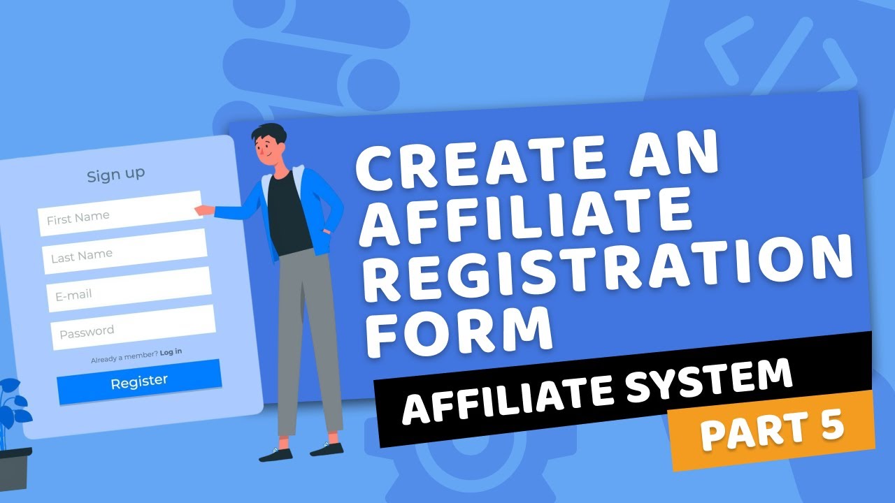 How to Create an Affiliate Registration Form (Affiliate Marketing Part 5) - Berdu.id