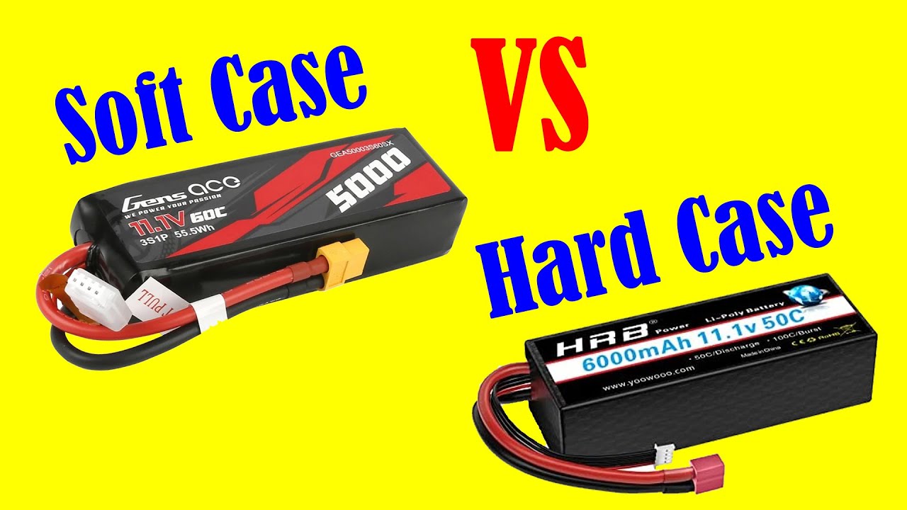 Soft Case vs Hard Case LiPo Battery for your RC Car