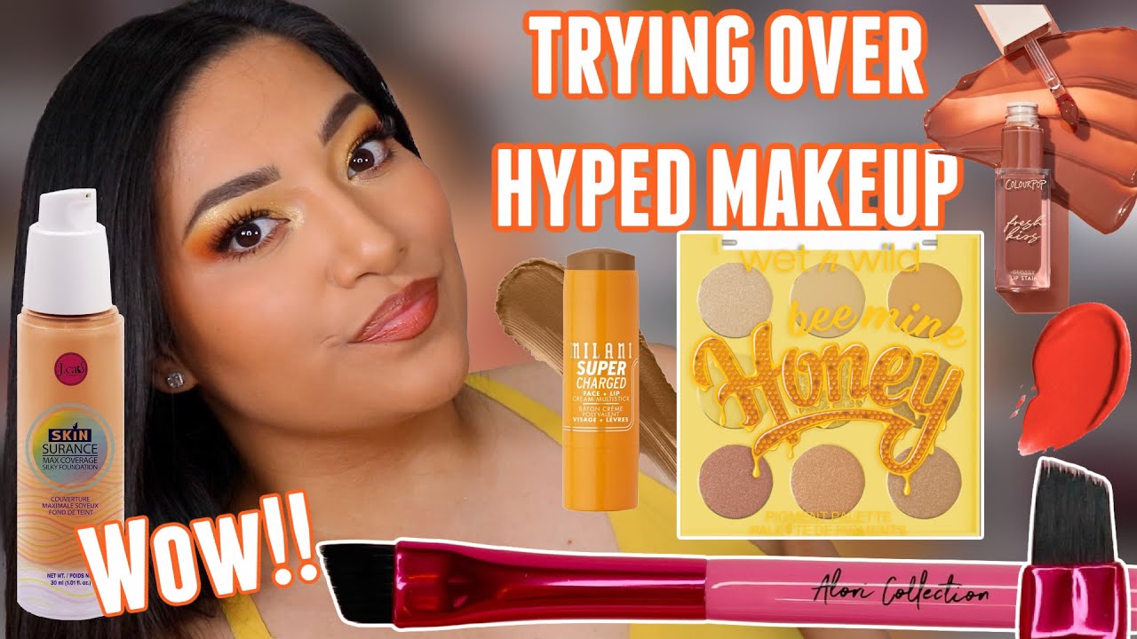 YOU'LL WANT THIS FOUNDATION! | TESTING OUT OVER HYPED DRUGSTORE MAKEUP! - ALEXISJAYDA