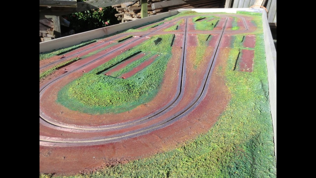Scratch building a slot car track