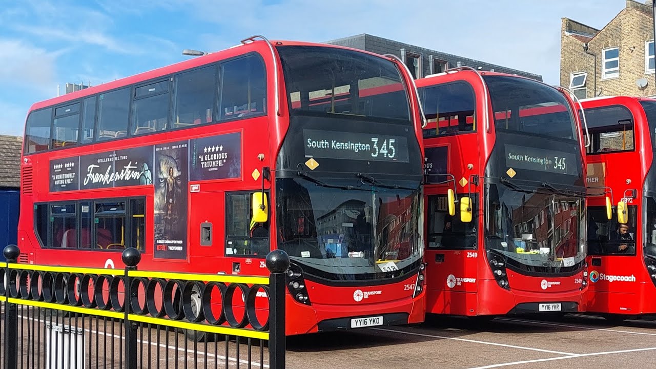 FRV - Transport UK LDN - ADL Enviro 400H MMC - YY16 YKO 2547 - 345 Peckham - South Kensington