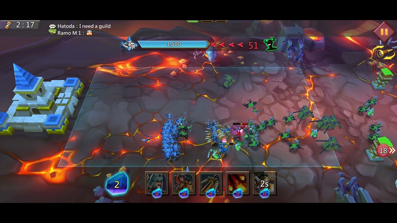 [Lords Mobile] Vergeway Chapter 2 stage 4 win by defeating all enemies 