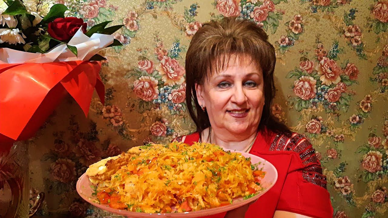 Как тушить капусту, чтобы всю съели! Тушеная капуста, пошаговый рецепт с грибами!
