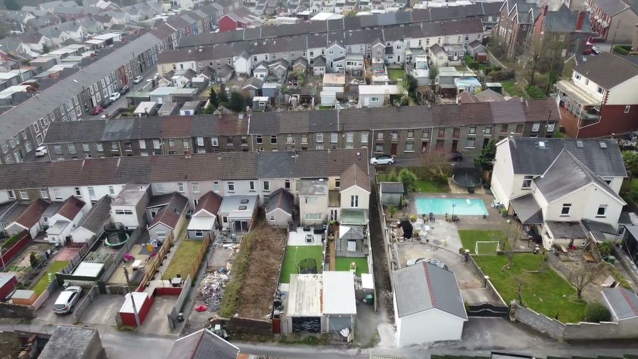 Drone footage Aberaman