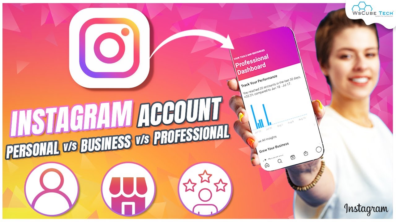 Instagram Personal vs Business vs Professional Account - Difference 😮🔥