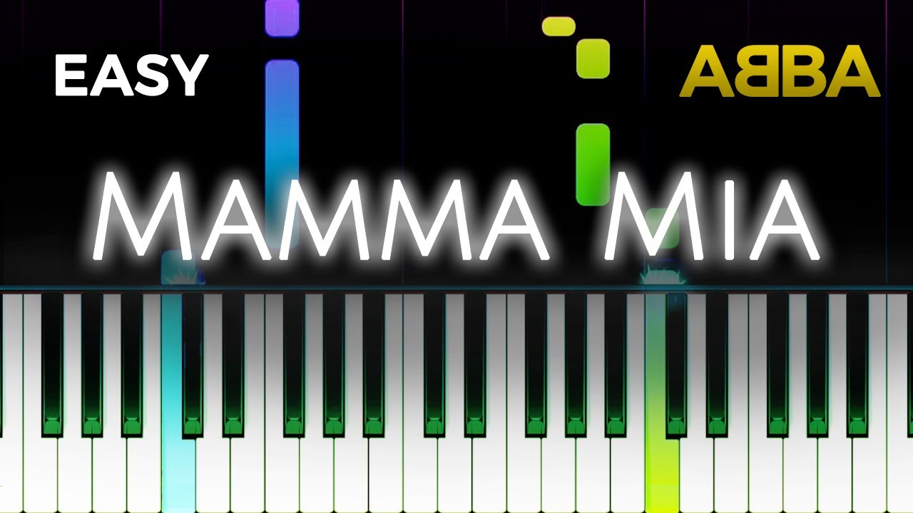 ABBA - Mamma Mia - EASY Piano TUTORIAL by Piano Fun Play