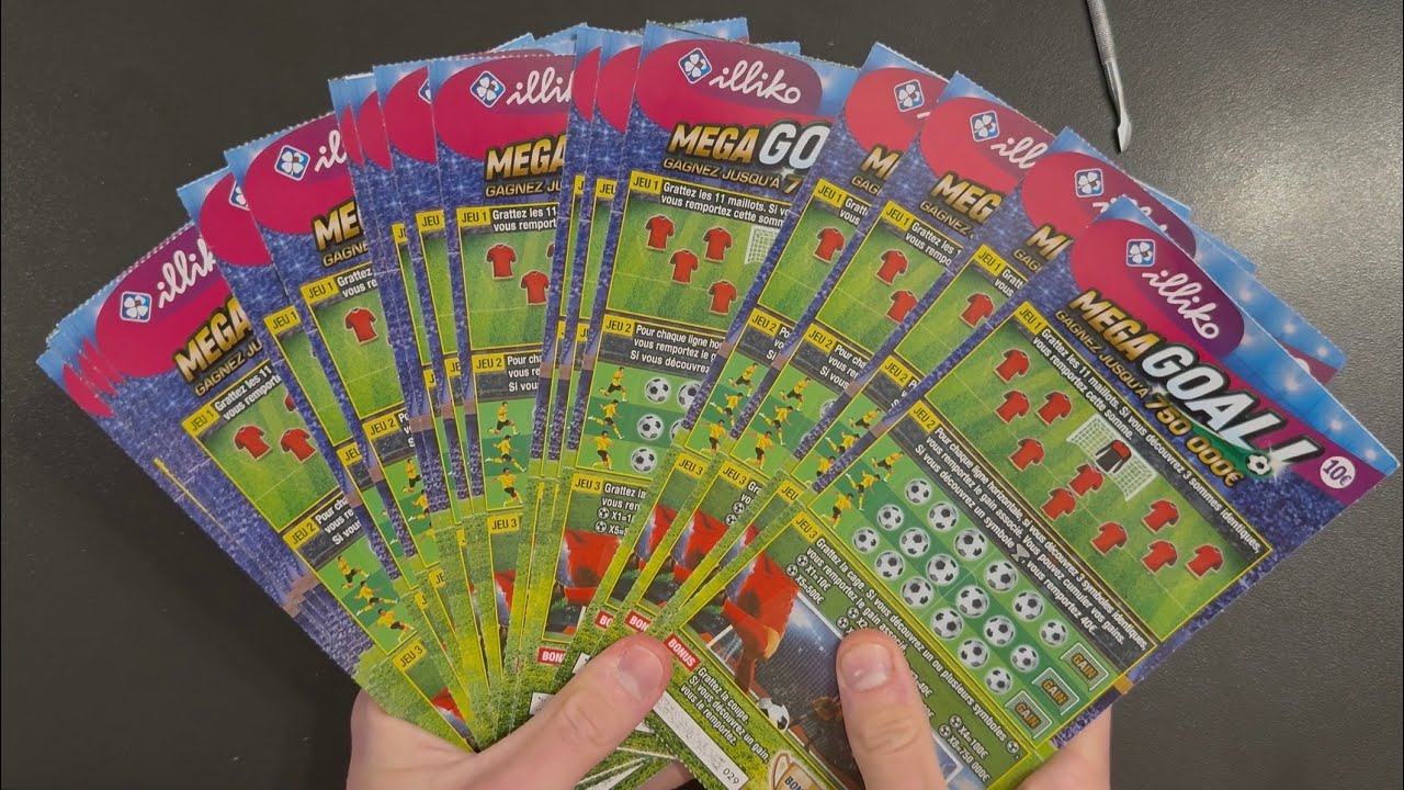 Je GRATTE 20 Tickets de MEGAGOAL ! C’est DINGUE 