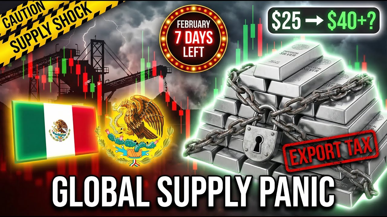 7 DAYS LEFT: Mexico’s New Silver Export Tax Triggers Global Supply Panic
