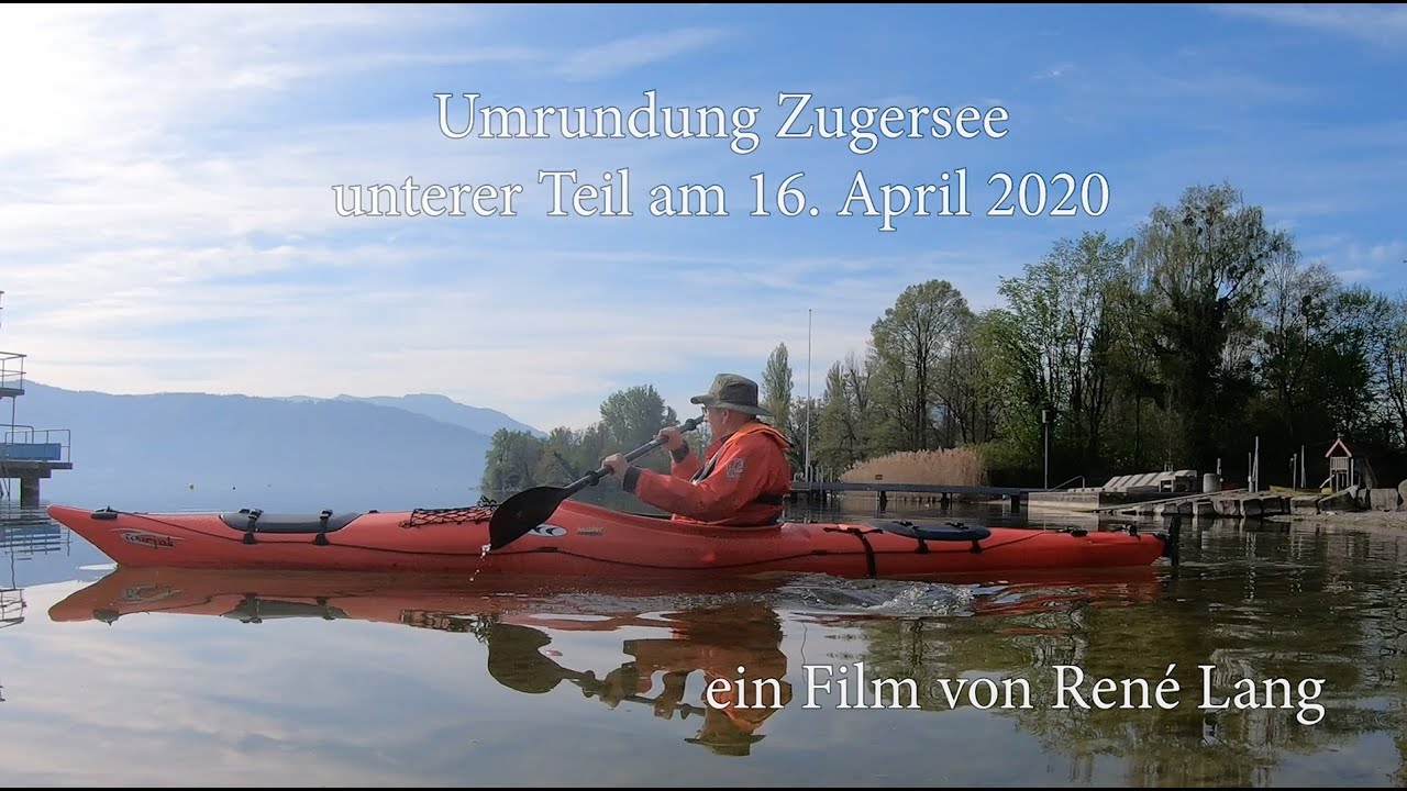 Zugersee Umrundung mit dem Kajak