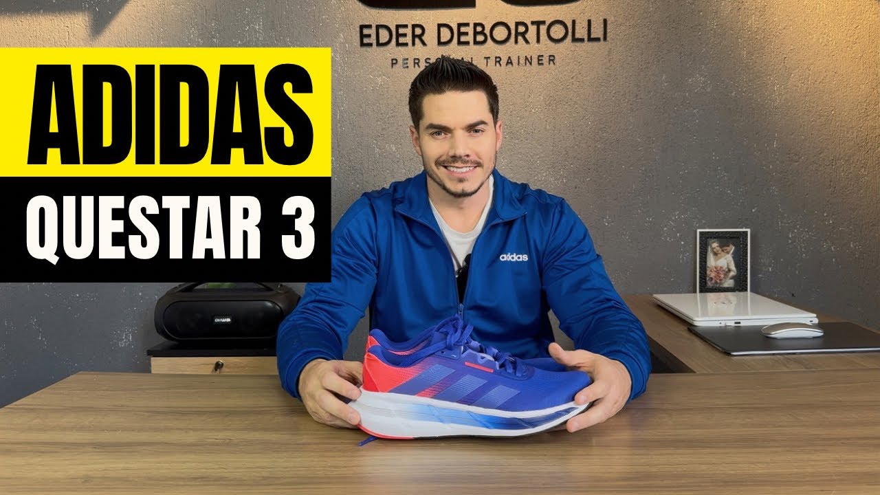 Adidas QUESTAR 3 - Bom Bonito e Barato? #adidas #tenis