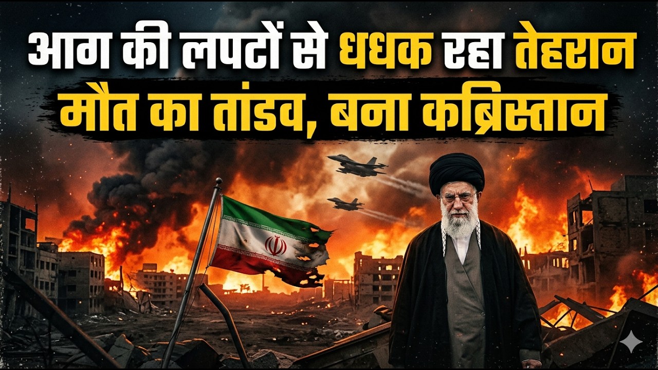 Israel vs Iran War: ईरान के Tehran को US-इजरायल ने बनाया खंडहर | चारों ओर पसरा सन्नाटा | Khamenei
