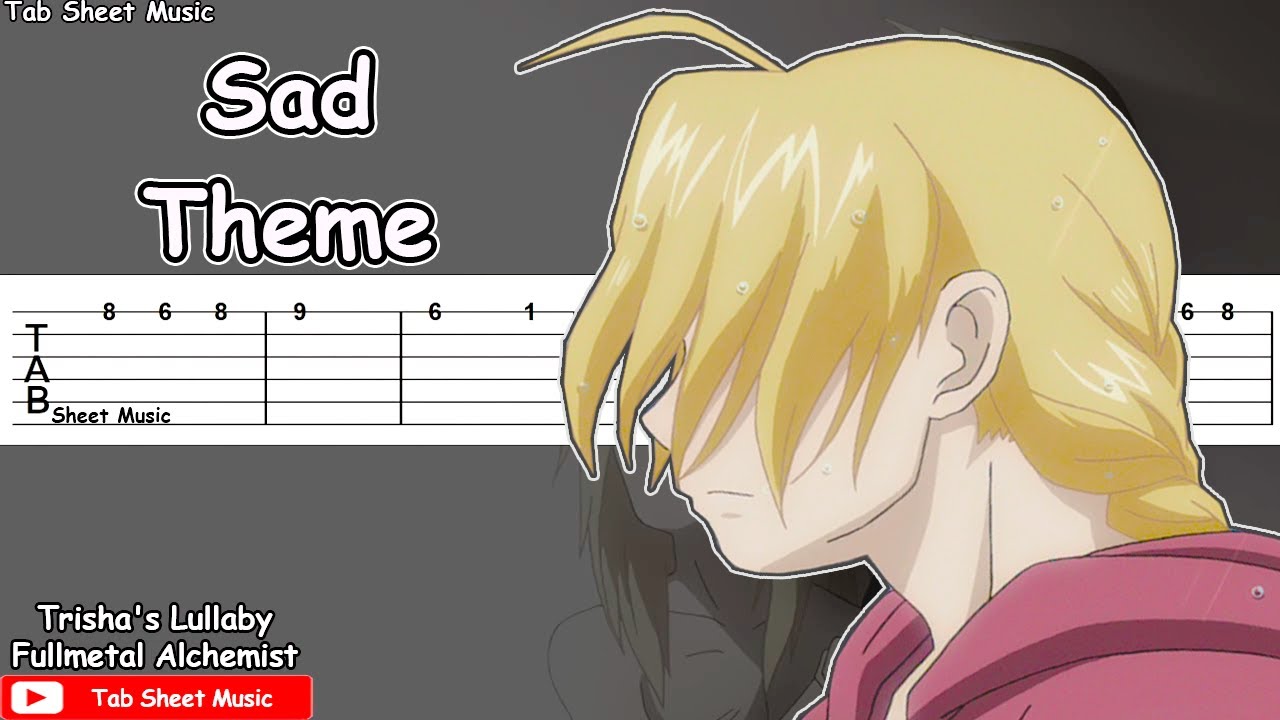 Trisha's Lullaby (Sad Theme) - Fullmetal Alchemist: Brotherhood Guitar Tutorial