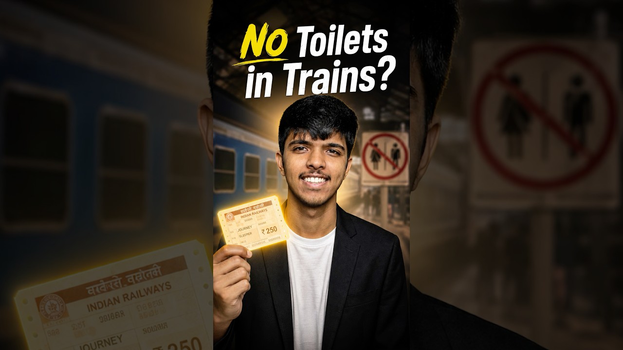 Indian Trains Had No Toilets! 🚆😳
