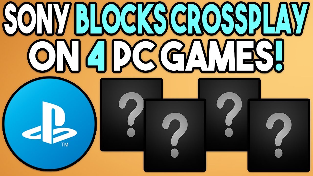 SONY BLOCKS CROSSPLAY ON 4 PC GAMES!