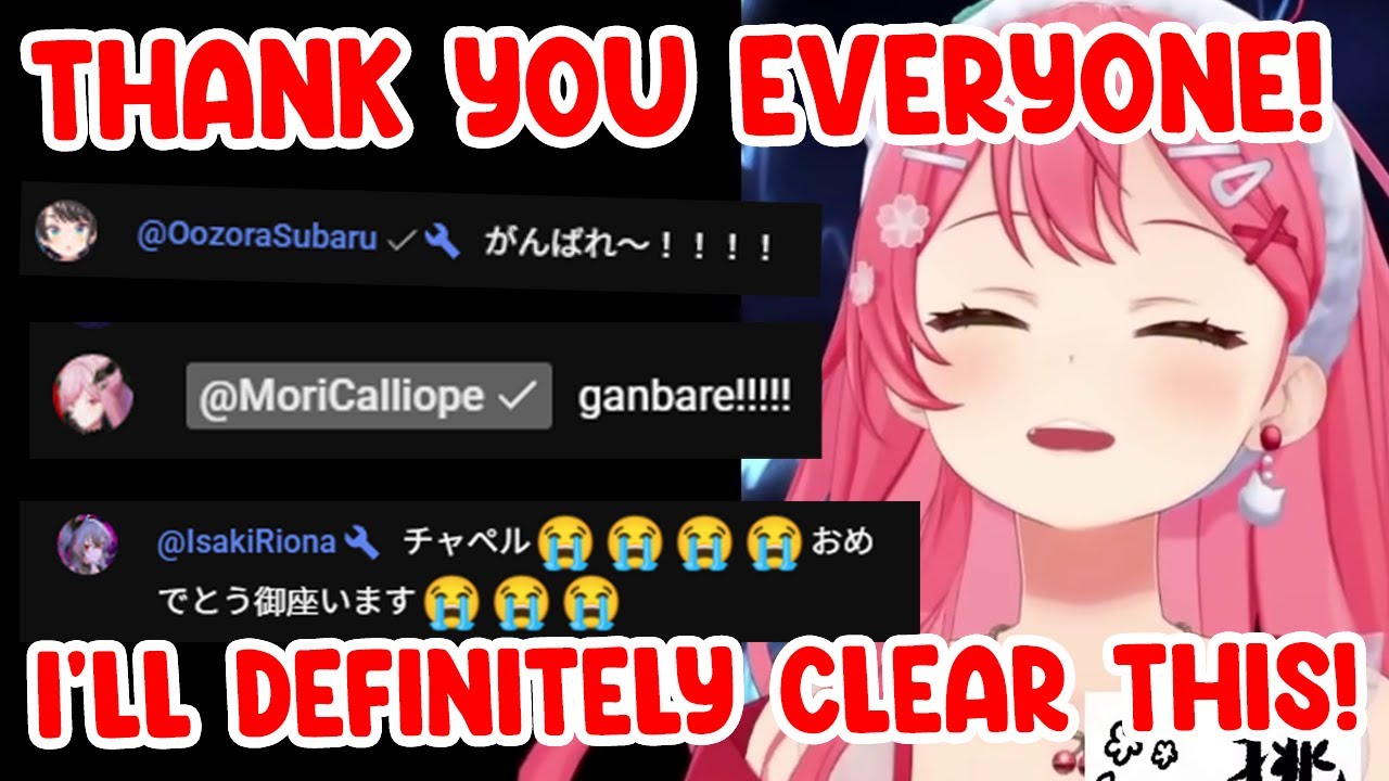 Many Holomen Cheer Miko On as She Tries to Clear Jump King