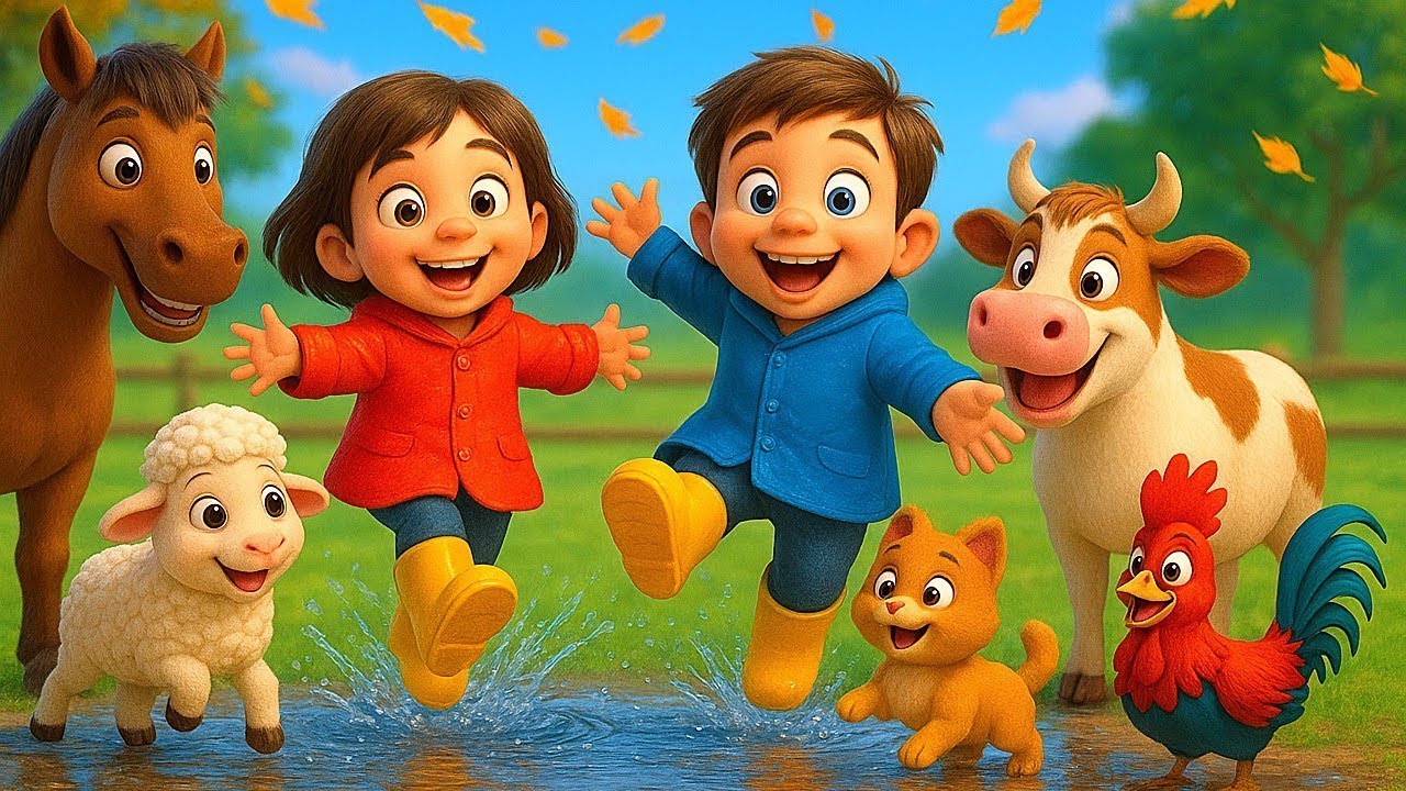 MIX of cheerful autumn songs for kindergarten children | Nina Goo-Goo Kids Songs & Nursery Rhymes