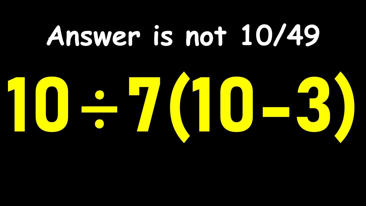 Most People Mess Up This Simple Calculation!