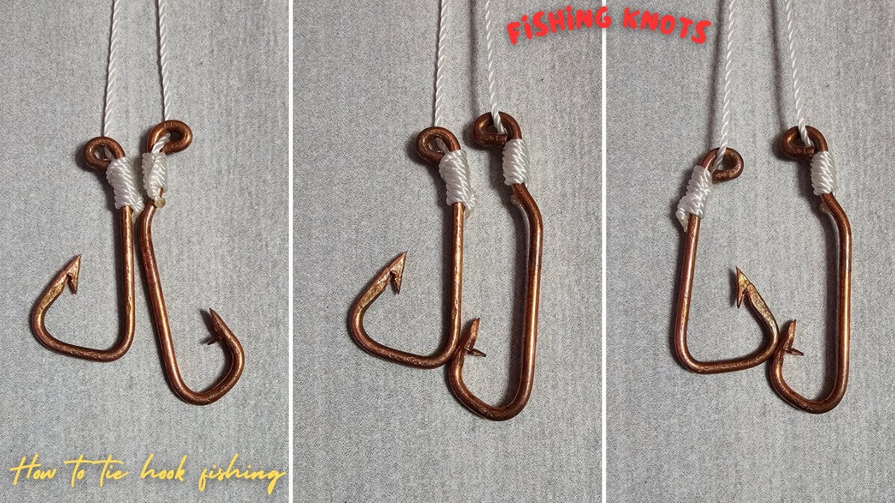 Easy knot to tie fishing hook | good fishing hook knot
