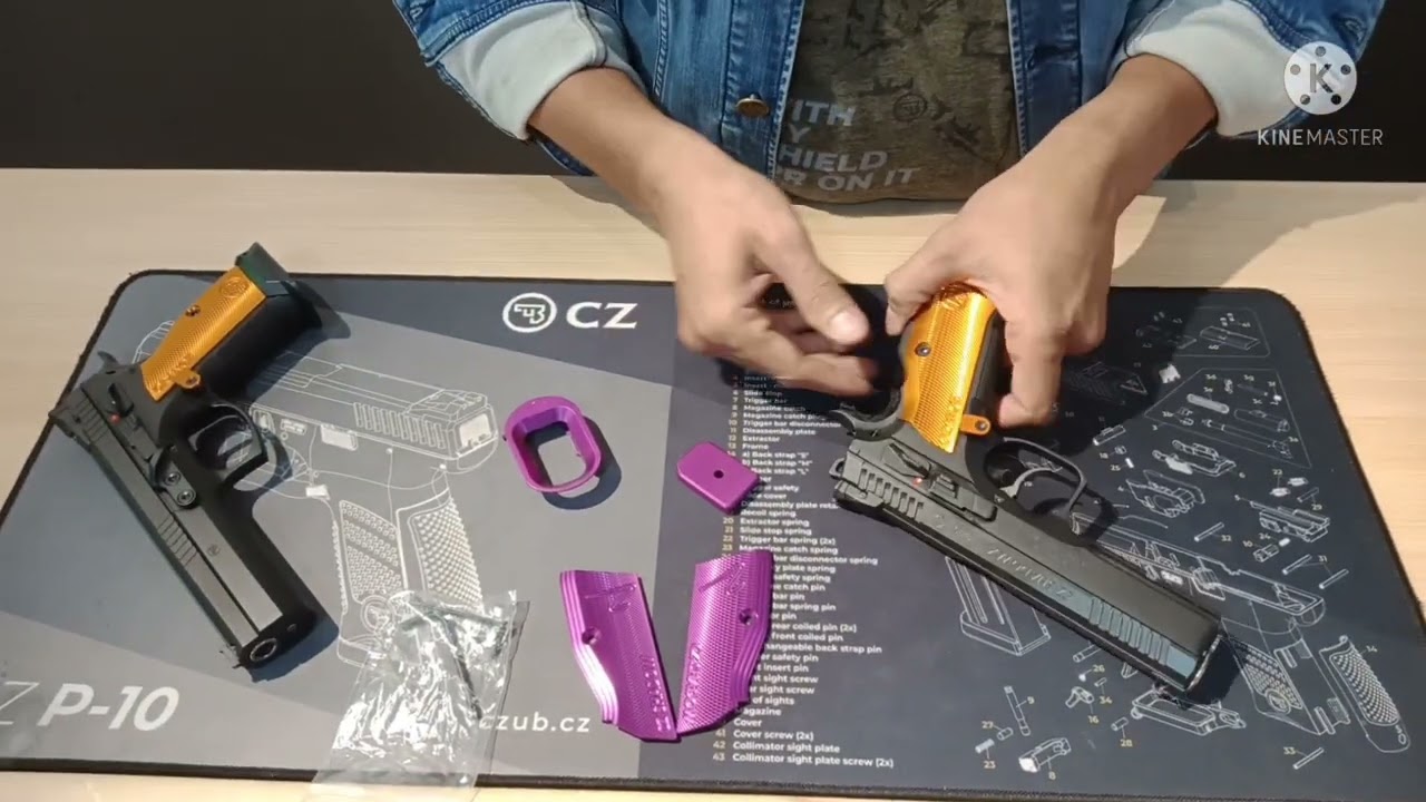 #CZ Shadow 2 Orange Installing magazine well, changing grips and magazine basepad#CZ Flagship store