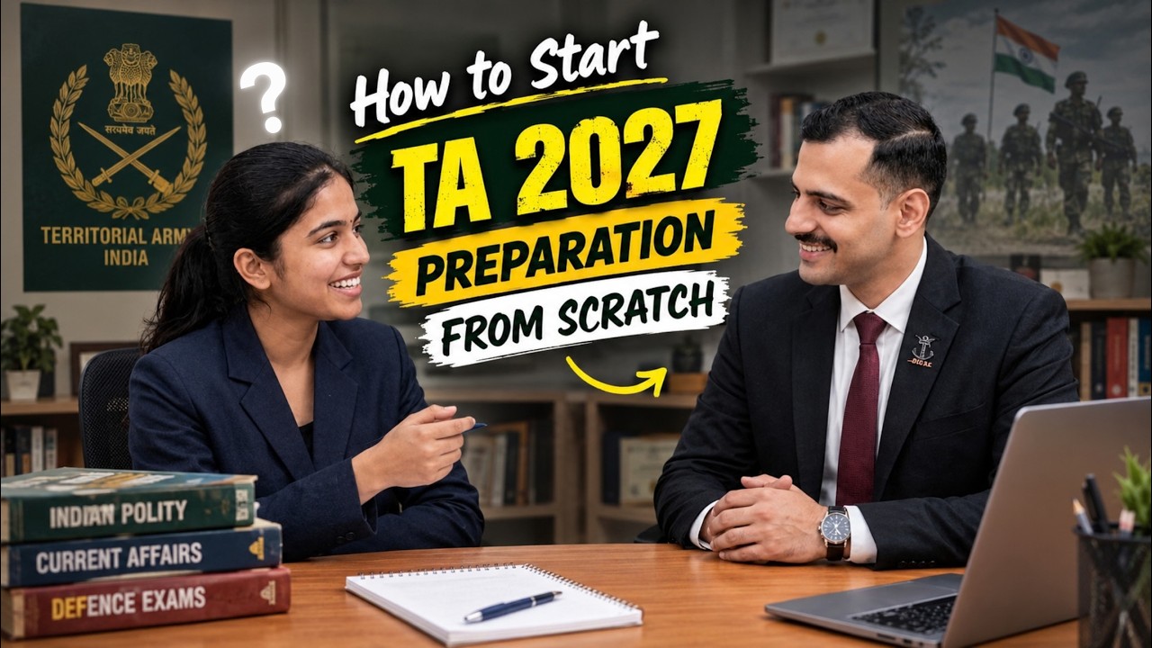 How to Prepare for Territorial Army (TA) Officer 2027 from Scratch | Complete Strategy & Syllabus