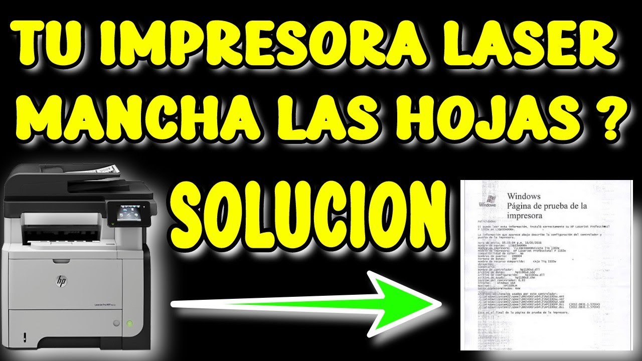 Cambio de Filmina de Fusor a Impresora hp M521   HD 1080p