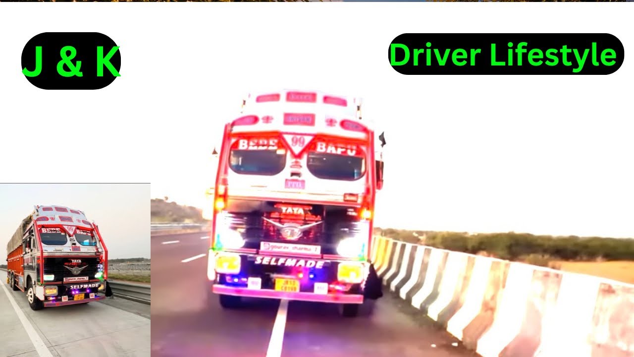 Indian Truck Driver  Lifestyle | Ajj Jammu And Kashmir Ponch Gya | Kha Ka Maal Hai Apna | Jaani Vlog