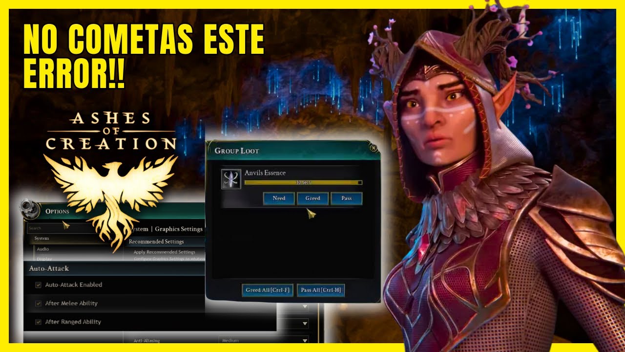 Errores de Novato en Ashes of Creation que debes EVITAR (+ Guía Configuración)