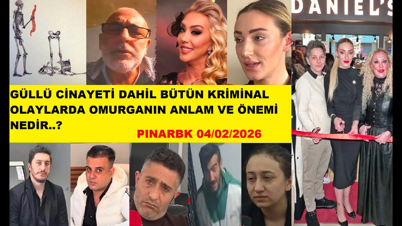 GÜLLÜ CİNAYETİ DAHİL BÜTÜN KRİMİNAL OLAYLARDA OMURGANIN ANLAM VE ÖNEMİ NEDİR..?