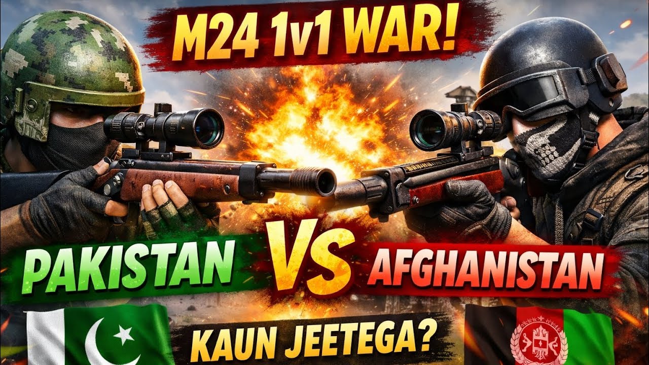 M24 1V1 ROOM CHALLENGE 😱 PAKISTAN  🇵🇰VS🇦🇫 AFGHANISTAN PUBG MOBILE SNIPER FIGHT SUBSTANCE...