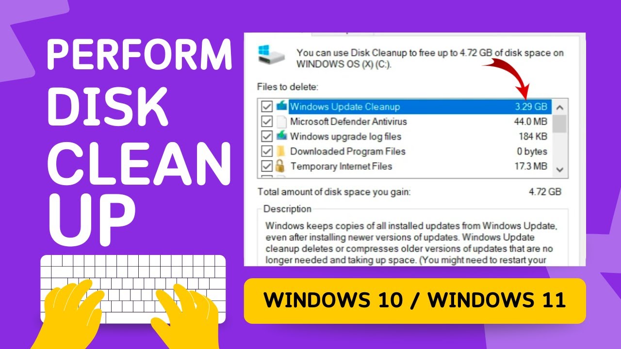 Выполните очистку диска Windows | Windows 10 | Windows 11 | Освободите место на диске