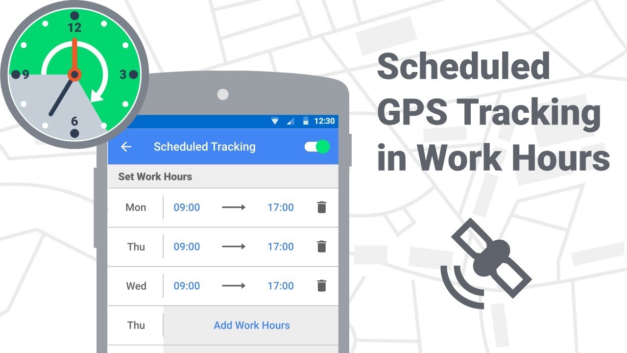 EverTrack - Scheduled GPS tracking in Work Hours
