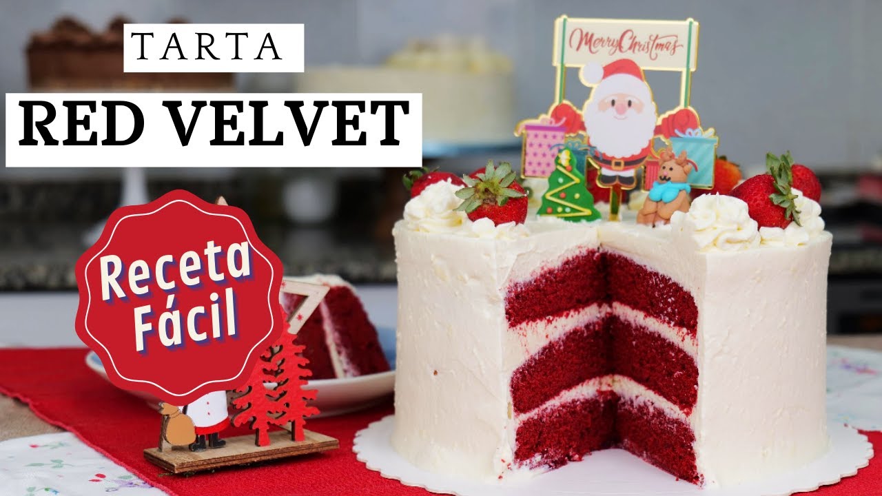 TARTA RED VELVET | 🎅🏻 especial navidad 🎄 . LaDulcepedia